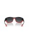Ray-Ban RB4405M Scuderia Ferrari Collection XL (59 - 19) med Sølv glas og Sort ramme Solbriller