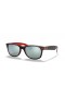 Ray-Ban RB2132M Scuderia Ferrari Collection M (55 - 18) med Sølv glas og Sort ramme Solbriller