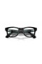 Ray-Ban RW4006 Ray-Ban | Meta Wayfarer M (50 - 22) med Gennemsigtige glas og Sort ramme Solbriller