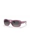 Ray-Ban RB4101 Jackie Ohh Gennemsigtig M (58 - 17) med Grå linser og ramme Solbriller Violet