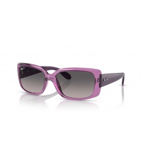 Ray-Ban RB4389 S (55 - 17) med Grå linser og ramme Solbriller Violet