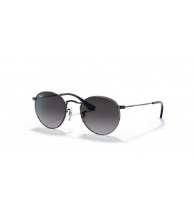 Ray-Ban RB9547S Runde Kids S (44 - 19) med Grå linser og Sort ramme Solbriller