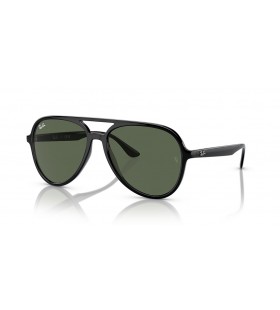 Ray-Ban RB4376 L (57 - 16) med GrÃ¸nne linser og Sort ramme Solbriller