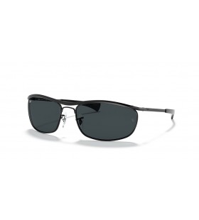 Ray-Ban RB3119M Olympian jeg Deluxe-L (62 - 18) med Blå linser og Sort ramme Solbriller