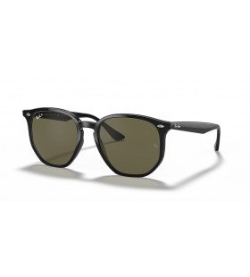 Ray-Ban RB4306 L (54 - 19) med Grønne linser og Sort ramme Solbriller