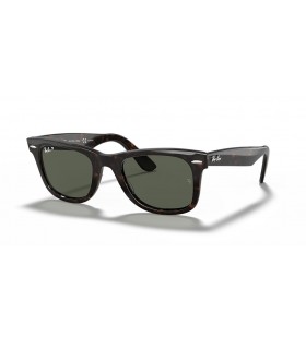 Ray-Ban RB2140 Original Wayfarer Classic L (50 - 22) med GrÃ¸nne linser og Tortoise frame Solbriller