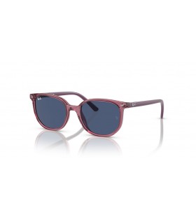 Ray-Ban RB9097S Elliot Børn XS (46 - 16) med Blå linser og Pink ramme Solbriller