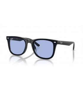 Ray-Ban RB4420 XL (65 - 18) med Blå linser og Sort ramme Solbriller