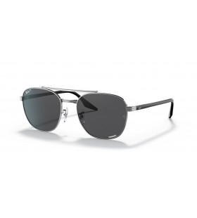 Ray-Ban RB3688 M (55 - 19) med Grå linser og Sølv ramme Solbriller