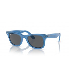 Ray-Ban RB2140 Original Wayfarer Ã†ndring L (50 - 22) med GrÃ¥ linser og BlÃ¥ ramme Solbriller
