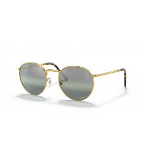 Ray-Ban RB3637 Ny Runde XXS (47 - 21) med SÃ¸lv linser og Guld ramme Solbriller