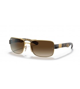 Ray-Ban RB3522 XXL (61 - 17) med Brune linser og Guld ramme Solbriller