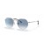 Ray-Ban RB3565 Jack L (53 - 20) med Bl&Atilde;&yen; linser og S&Atilde;&cedil;lv ramme Solbriller