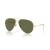 Ray-Ban RB3825 Gamle Aviator XL (58 - 14) med GrÃ¸nne linser og Guld ramme Solbriller