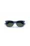 Ray-Ban RB9052S Nieuwe Wayfarer Kinderen S (47 - 15) met Groene lenzen en Blauw frame Zonnebrillen