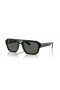 Ray-Ban RB4397 Corrigan Bio-Based M (54 - 20) met Groene lenzen en Zwart frame Zonnebrillen
