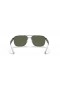 Ray-Ban RB3530 M (58 - 17) met Groene lenzen en Zwart frame Zonnebrillen