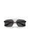 Ray-Ban RB3715M Scuderia Ferrari Collectie XXL (58 - 18) met Grijze lenzen en Zwart frame Zonnebrillen