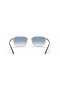 Ray-Ban RB3684 XL (58 - 18) met Blauwe lenzen en Goud frame Zonnebrillen