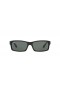 Ray-Ban RB4151 XL (59 - 17) met Groene lenzen en Zwart frame Zonnebrillen