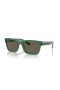 Ray-Ban RB4396F Warren Bio-Based XL (57 - 20) met Bruine lenzen en Groene frame Zonnebrillen