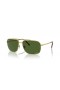 Ray-Ban RB3796 L (59 - 15) met Groene lenzen en Goud frame Zonnebrillen