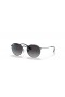 Ray-Ban RB9547S Ronde Kids S (44 - 19) met Grijze lenzen en Zwart frame Zonnebrillen
