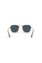 Ray-Ban RB8157 Frank Titanium S (51 - 20) met Blauwe lenzen en Goud frame Zonnebrillen