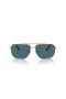 Ray-Ban RB3796 L (59 - 15) met Blauwe lenzen en Goud frame Zonnebrillen