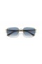 Ray-Ban RB3684 XL (58 - 18) met Blauwe lenzen en Goud frame Zonnebrillen