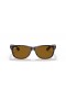 Ray-Ban RB2132 New Wayfarer Classic M (55 - 18) met Bruine lenzen en Schildpad frame Zonnebrillen