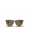 Ray-Ban RB9060S Erika Kids M (50 - 15) met Bruine lenzen en Schildpad frame Zonnebrillen