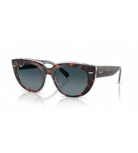 Ray-Ban RB2286 Doreen L (52 - 20) met Blauwe lenzen en Schildpad frame Zonnebrillen