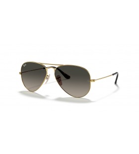 Ray-Ban RB3025 Aviator Havana Collectie XL (58 - 14) met Grijze lenzen en Goud frame Zonnebrillen