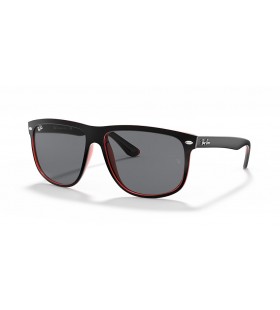 Ray-Ban RB4147 Vriendje L (60 - 15) met Grijze lenzen en Zwart frame Zonnebrillen