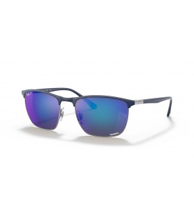 Ray-Ban RB3686 Chromance XL (57 - 19) met Blauwe lenzen en Blauw frame Zonnebrillen