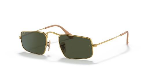 Ray-Ban RB3957 Julie S (49 - 20) Vihreä linssit ja Kulta runko Aurinkolasit