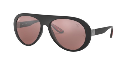 Ray-Ban RB4310M Scuderia Ferrari Kokoelma, L (58 - 16) Hopea linssit ja Musta runko Aurinkolasit