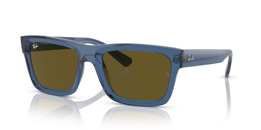 Ray-Ban RB4396 Warren Bio-Based M (54 - 20) Ruskea linssit ja Sininen runko Aurinkolasit