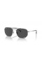 Ray-Ban RB3707 XL (57 - 20), jossa on Harmaa linssit ja Hopea runko Aurinkolasit