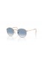 Ray-Ban RB3447 Pyöreä Metalli S (50 - 21) Sininen linssit ja Pinkki runko Aurinkolasit