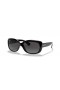 Ray-Ban RB4101 Jackie Ohh M (58 - 17), jossa on Harmaa linssit ja Musta runko Aurinkolasit