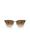 Ray-Ban RB4416 Uusi Clubmaster L (51 - 20) Ruskea linssit ja Kilpikonnan runko Aurinkolasit