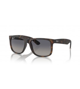 Ray-Ban RB4165 Justin Classic S (54 - 16) Sininen linssit ja Kilpikonnan runko Aurinkolasit