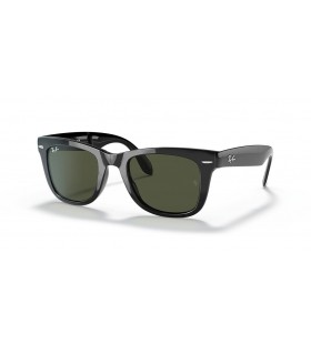 Ray-Ban RB4105 Wayfarer Folding Classic XL (54 - 20) VihreÃ¤ linssit ja Musta runko Aurinkolasit