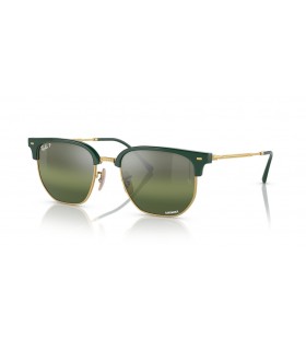 Ray-Ban RB4416F Uusi Clubmaster XXL (55 - 20) Hopea linssit ja Vihreä runko Aurinkolasit
