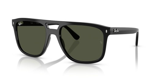 Ray-Ban RB2213 L (55 - 20) avec les lentilles Vertes et Noir frame Lunettes de soleil