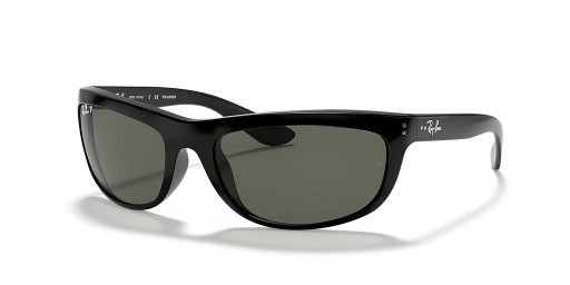 Ray-Ban RB4089 Balorama L (62 - 19) avec les lentilles Vertes et Noir frame Lunettes de soleil