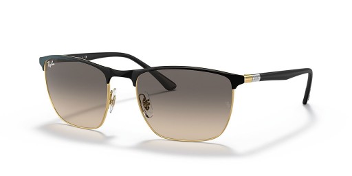 Ray-Ban RB3686 XL (57 - 19) avec des verres Gris et Noir frame Lunettes de soleil