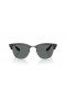 Ray-Ban RBR0504S Clubmaster Inverse de S (51 - 21) avec des lentilles Grises et Gris frame Lunettes de soleil